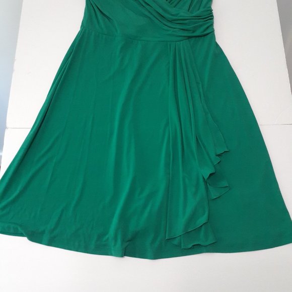 💖 ALYX Limited Green Drape Dress - Size Large - EUC - Picture 7 of 11
